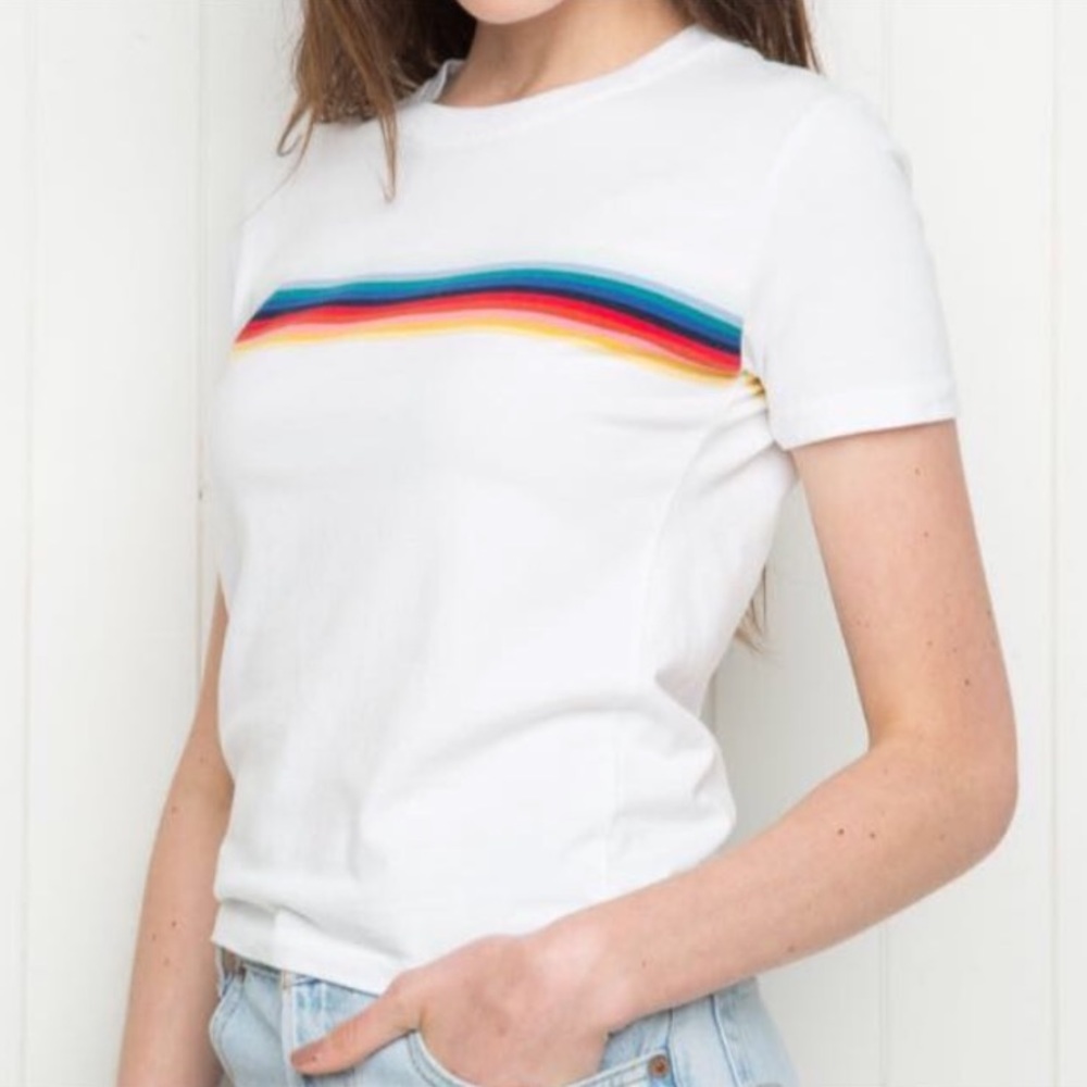 BRAND NEW Brandy Melville Striped Tee